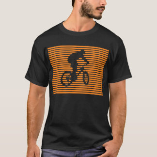 cykelskjorta - orangelinjer tee shirt