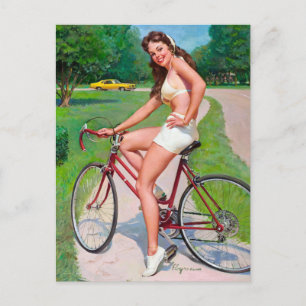 Cykelstift upp vykort