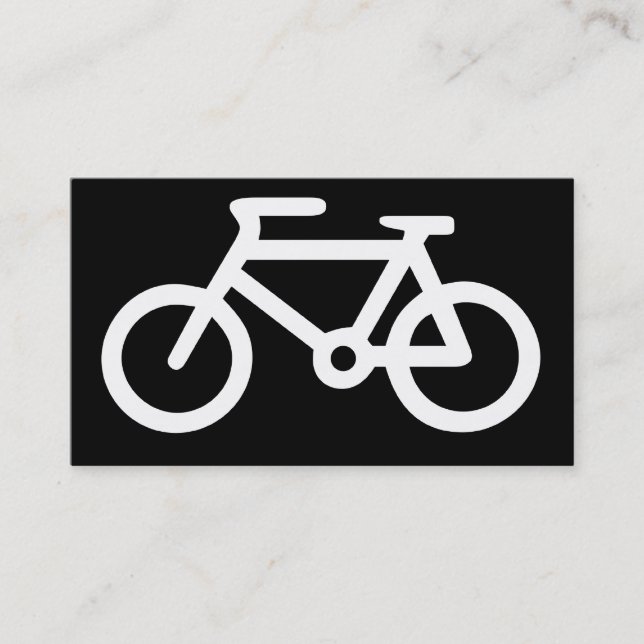 Cykelsymbol Visitkort (Framsida)