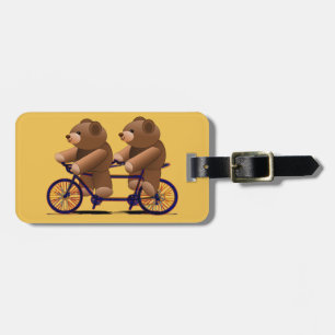 Cykeltandemcykel, nalletryck bagagebricka