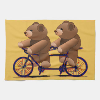Cykeltandemcykel, nalletryck kökshandduk