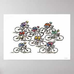 Cykeltävling Poster