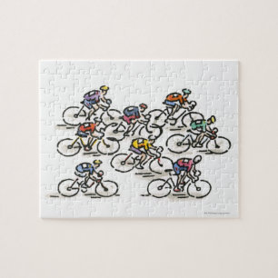 Cykeltävling Pussel