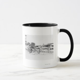 Cykeltävlingen i Washington DC fotograferar Mugg