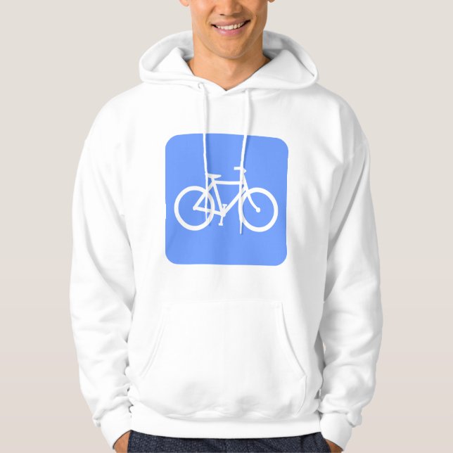 Cykeltecken - Baby blue Sweatshirt (Framsida)
