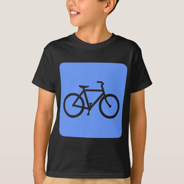 Cykeltecken - Baby blue Tröja (Framsida)