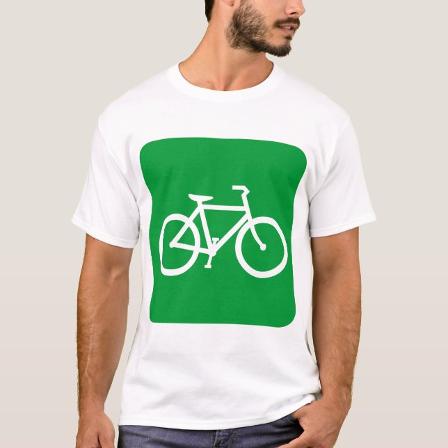 Cykeltecken - Grass-Grönt Tröja (Framsida)