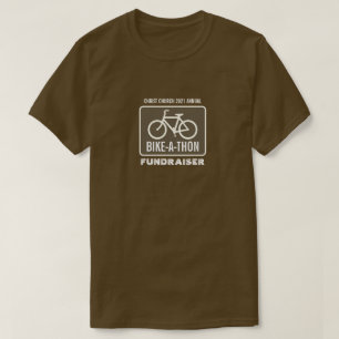 Cykeltecken, välgörenhetsbike-a-thon-händelse t shirt