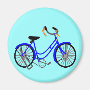Cykelteckning, 50-talstil magnet