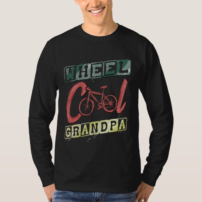 Cykeltur för farfar cyklist morfar t shirt (Framsida)