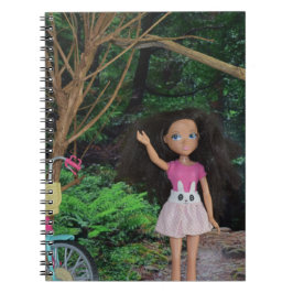 Cykeltur till skogen anteckningsbok