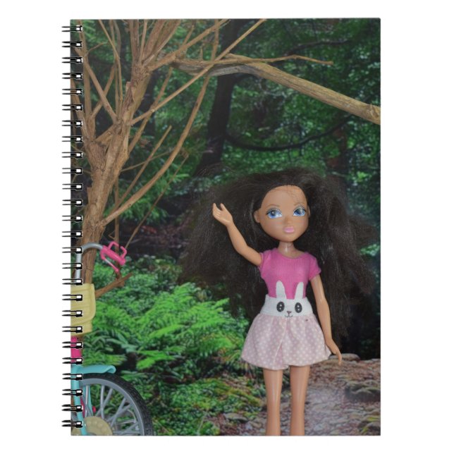 Cykeltur till skogen anteckningsbok (Framsidan)