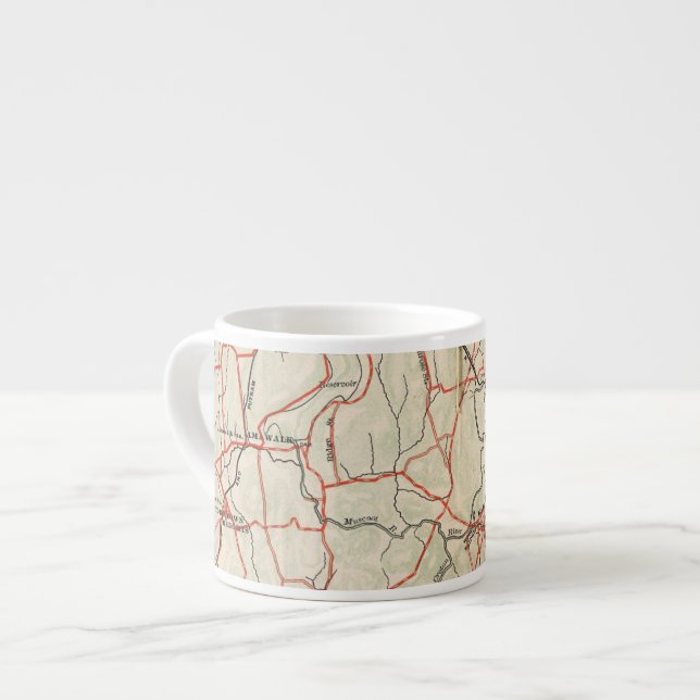 Cykelvägar i New York och Connecticut 4 Espressomugg (Framsida vänster)