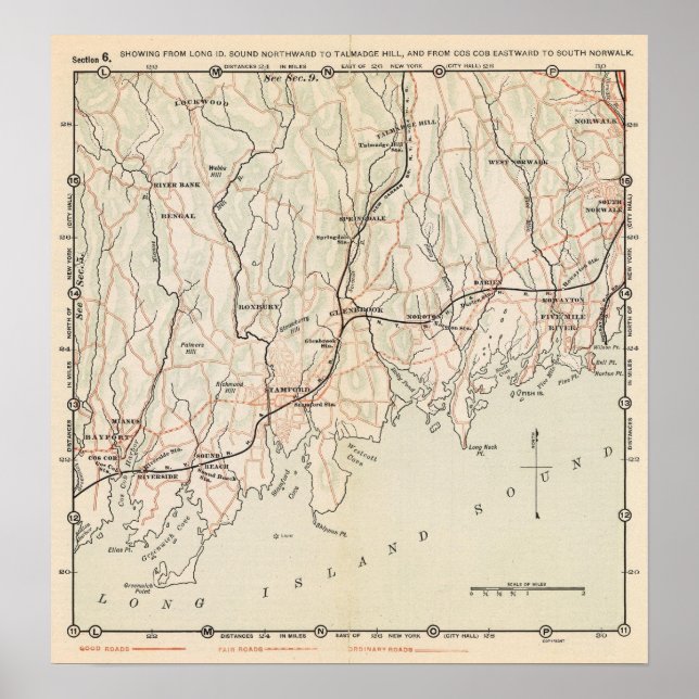 Cykelvägar i New York och Conneticut 2 Poster (Framsidan)