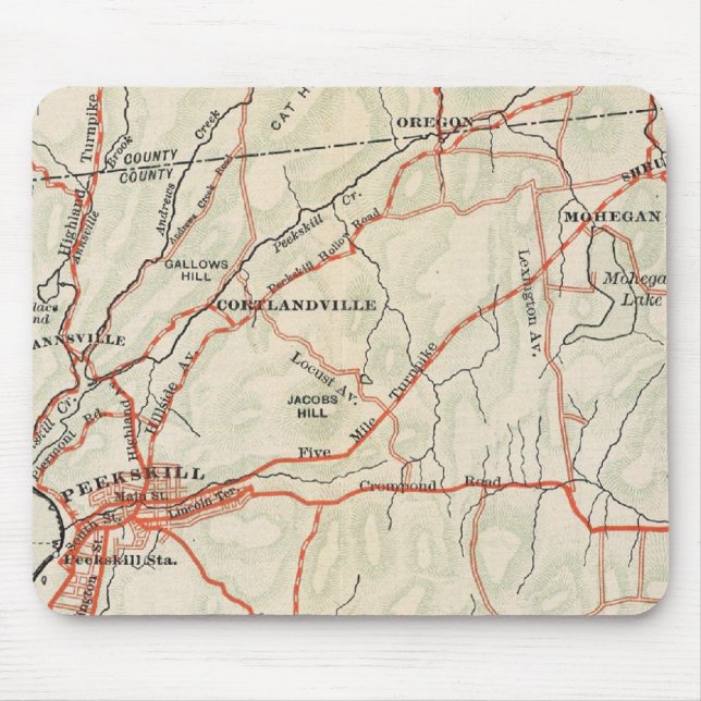Cykelvägar i New York och Conneticut 5 Musmatta (Framsidan)