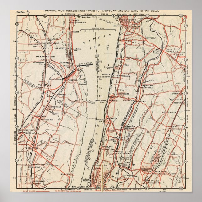 Cykelvägar i New York och Conneticut 7 Poster (Framsidan)