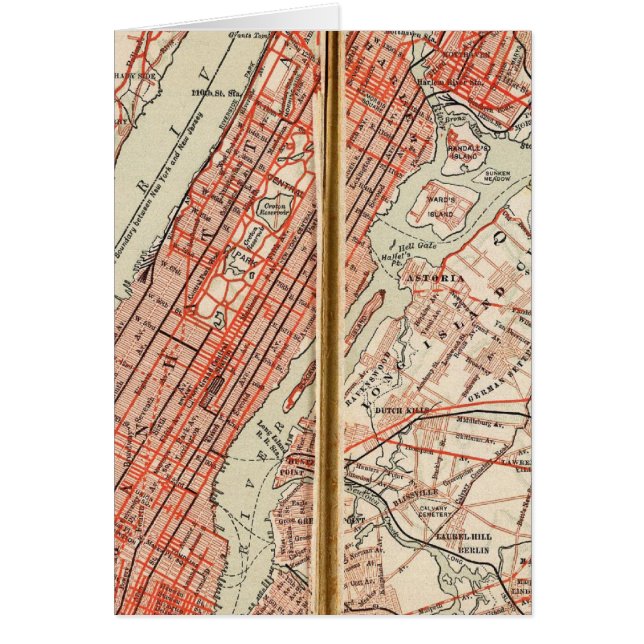 Cykelvägar i New York och Conneticut 8 Hälsningskort (Framsidan)