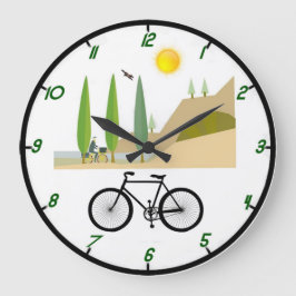 Cykelväggslås Stor Klocka