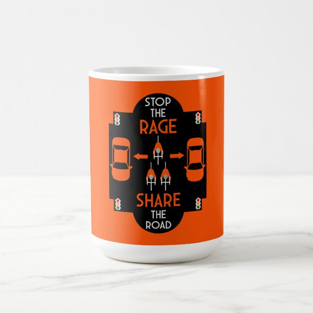 Cykelvägsäkerhet Magisk Mugg (Center)