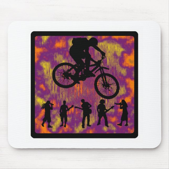 Cykelvänstersida räcker musmatta (Framsidan)