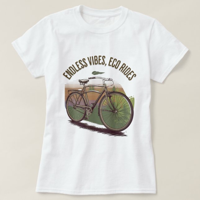 Cykelvibe, Ekologisk T-Shirt (Design framsida)