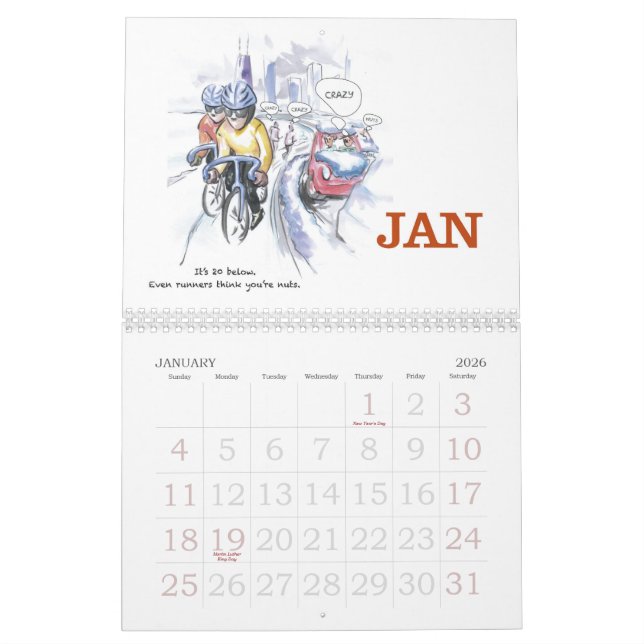 Cykla 2013 - Kalender för cyklister (Jan 2026)
