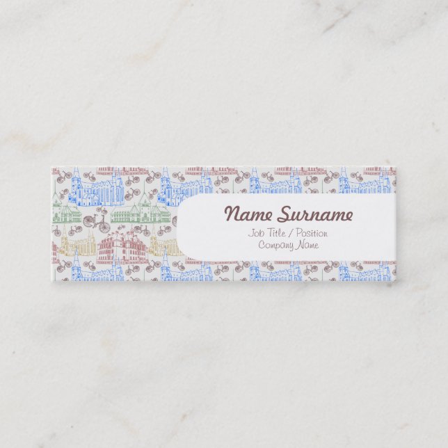 Cykla Aarhus, visitkortmall Mini Visitkort (Framsida)