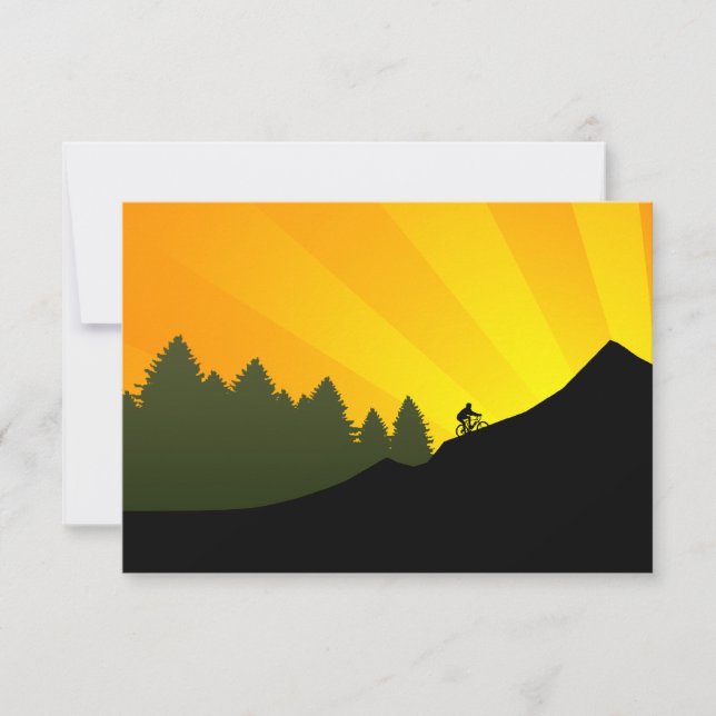 cykla: bergrayz inbjudningar (Framsida)