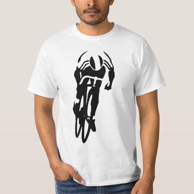 cykla, cykla, åka skridskor, sporten, idrottshall, tee shirt (Framsida)