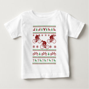 Cykla den fula jultröjan t-shirt