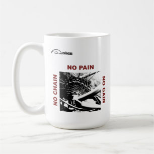 Cykla den ingen kaffemuggen - kedja - som är kaffemugg