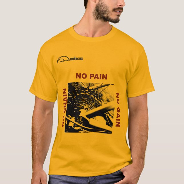 Cykla den ingen T-skjortan - kedja - som är ingen, Tee Shirt (Framsida)