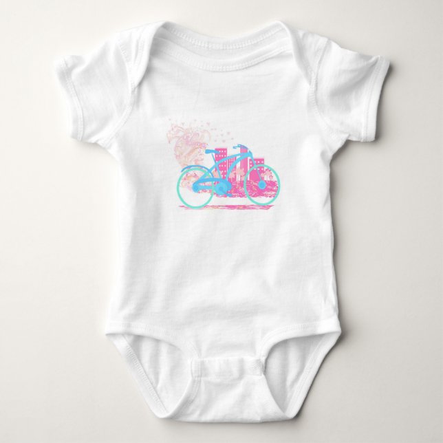Cykla designT-tröja T Shirt (Framsida)