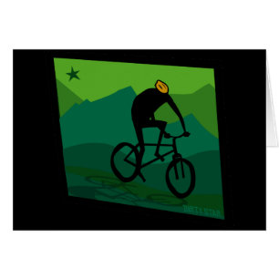 Cykla det gröna backekortet OBS kort