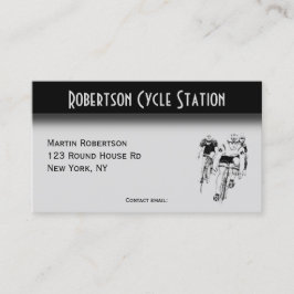 Cykla Dubbla sida med Affärskortet Timmar Visitkort