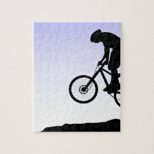Cykla för berg pussel