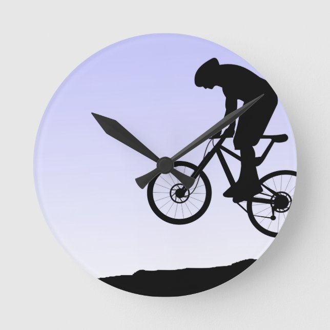 Cykla för berg rund klocka (Framsida)