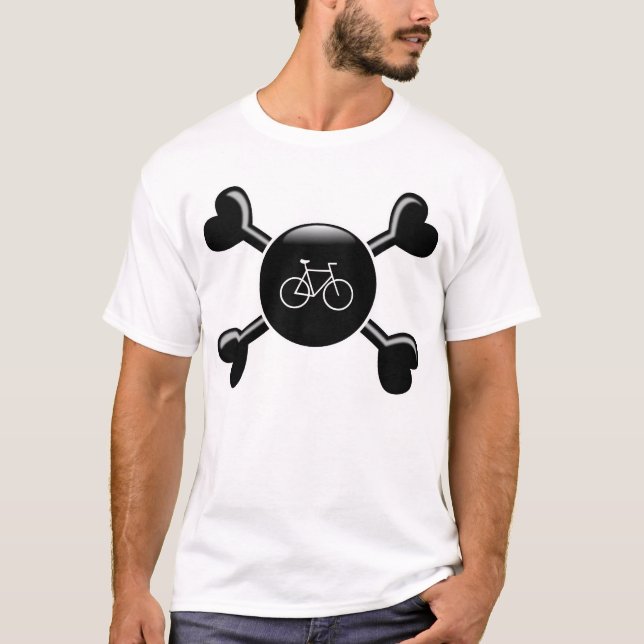 Cykla för Crossbones T-shirt (Framsida)