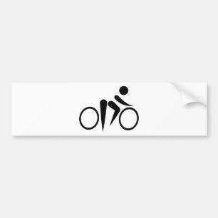Cykla för cykel bildekal