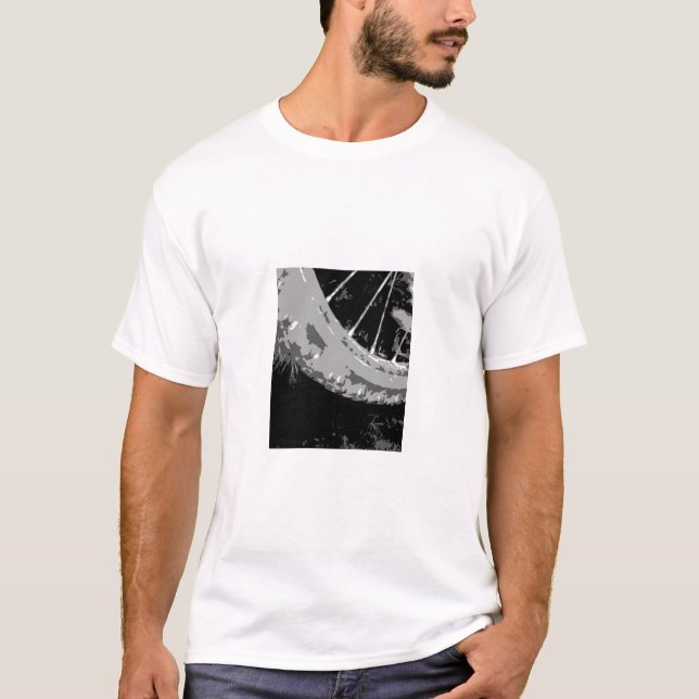 Cykla för liv tee shirt (Framsida)