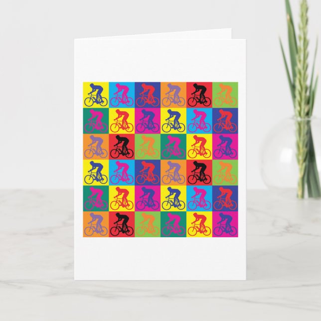 Cykla för popkonst kort (Framsida)