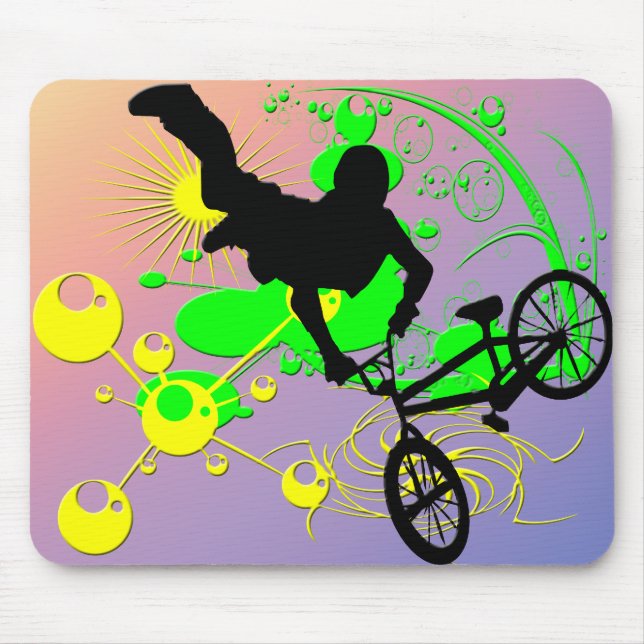 Cykla för ytterlighet musmatta (Framsidan)