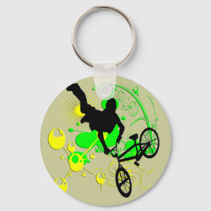 Cykla för ytterlighet nyckelring