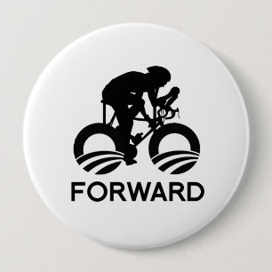 CYKLA FRAMÅTRIKTAT MED OBAMA - - .PNG KNAPP