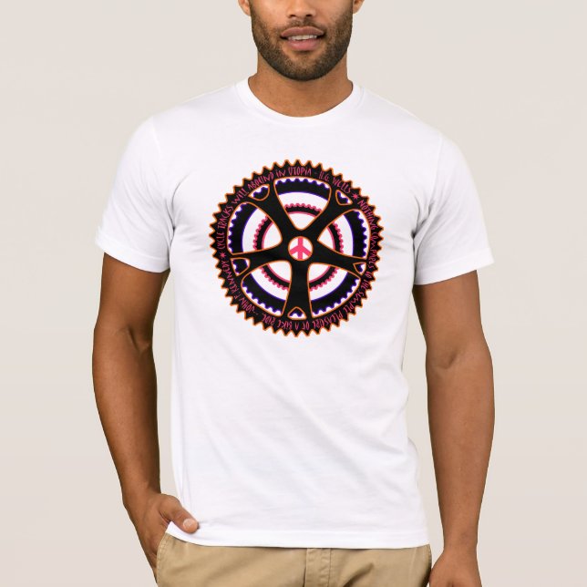 Cykla himmel t shirt (Framsida)