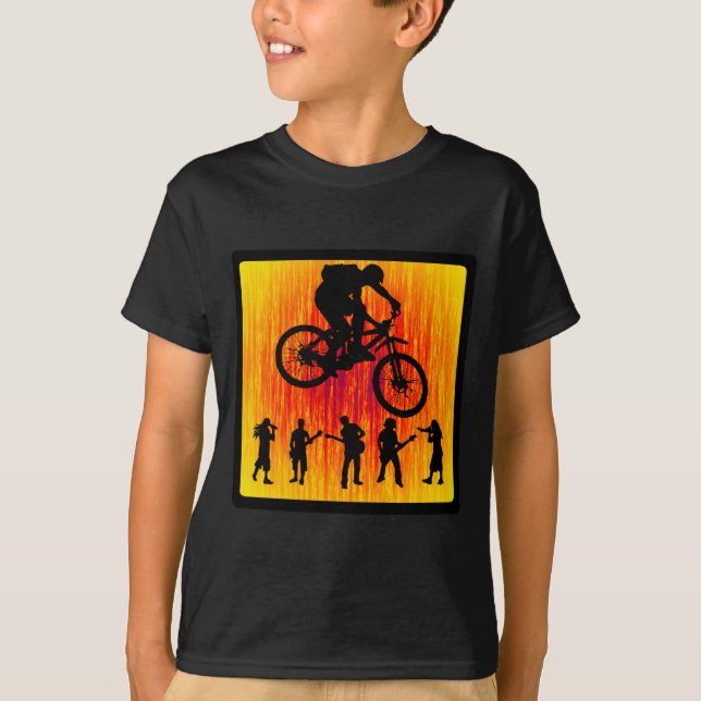 Cykla honnören t-shirt (Framsida)