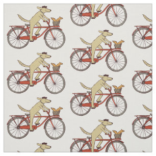 Cykla hunden med ekorren tyg