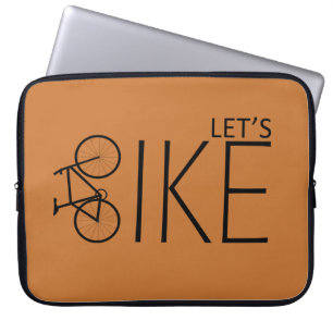 cykla inspirerande citattecken laptop fodral