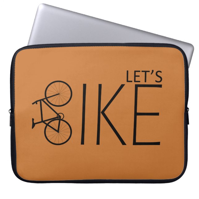 cykla inspirerande citattecken laptop fodral (Framsidan)