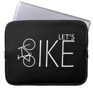 cykla inspirerande citattecken laptop fodral